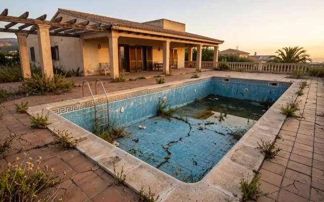 El inquilino paga la piscina: daños al acabar el alquiler