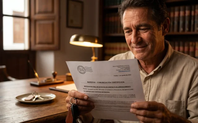 Desahucio por fin de alquiler: el error del inquilino