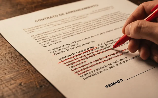 Contratos de alquiler: cómo anular el pago de la comunidad